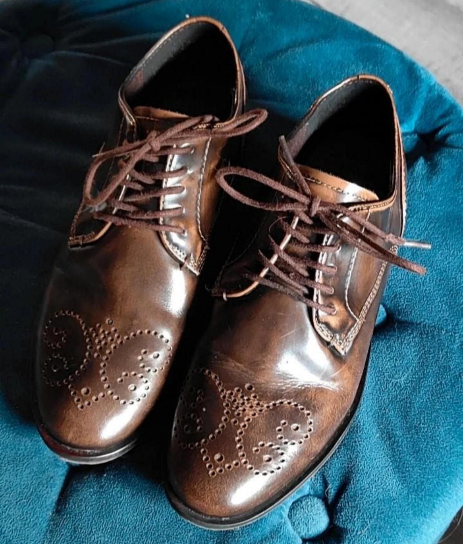 Bruin leren veterschoenen SPM Shoes & Boots maat 36